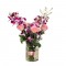 Orchids and Roses Vase Arrangement