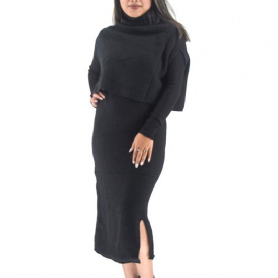 Woolen Bodycon Dress