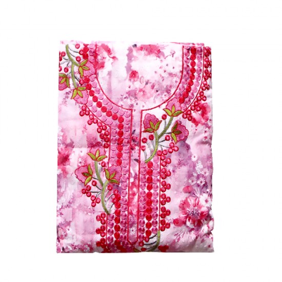 Pink Cotton Kurta Suit