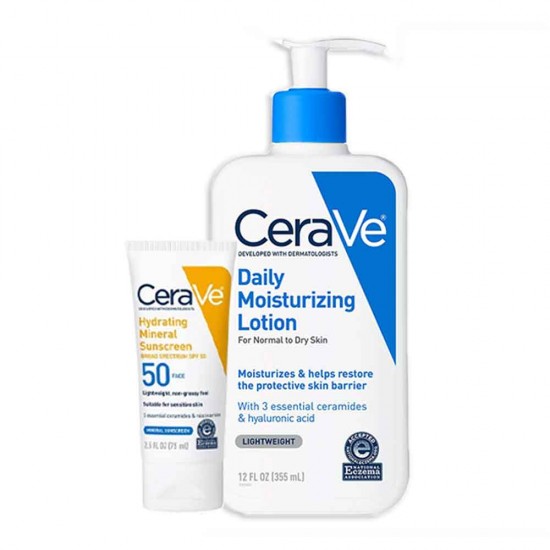 Cera Ve  Moisturizing lotion & Sunscreen Combo