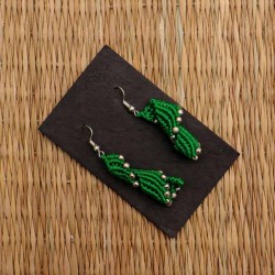 Handmade Spiral Macramé Earrings Handmade Spiral Macramé Earrings