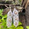 Handmade Teardrop Macramé Earrings