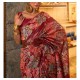 Floral Pattern Silk Saree