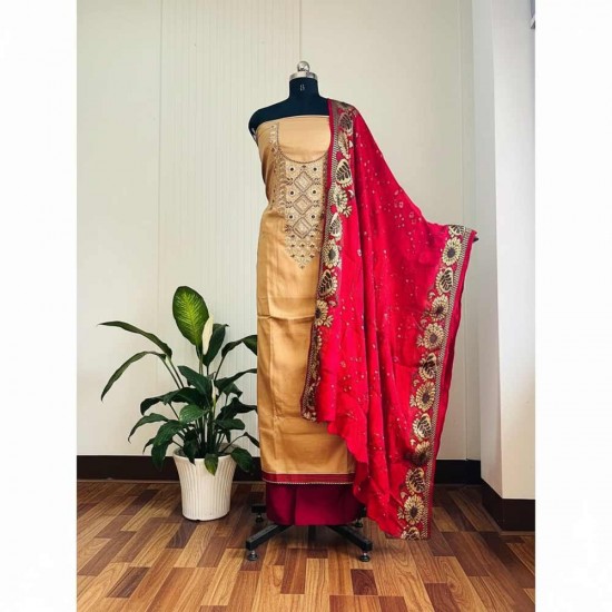 Beige Color Cotton Kurta