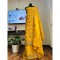 Mustard Yellow Cotton Floral Print Unstitched Suit Set