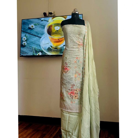 Light Green Chiffon Kurta