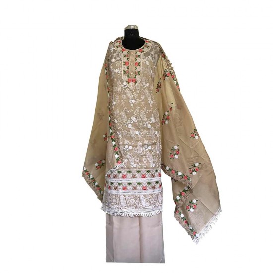 Fawn Cotton Kurta