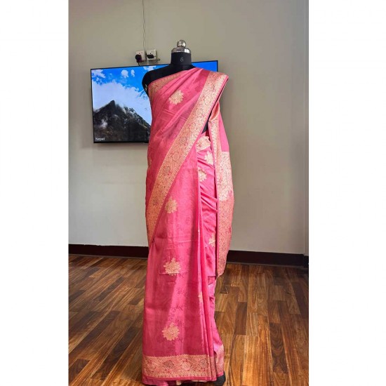 Embossed Silk Saree