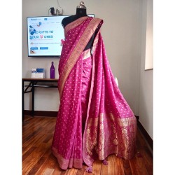 Zari Woven Banarasi Silk Saree Zari Woven Banarasi Silk Saree