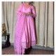 Blush Pink Cotton Umbrella Kurta 
