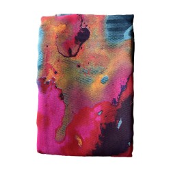 Multi Colored  Printed Georgette Saree Multi Colored  Printed Georgette Saree