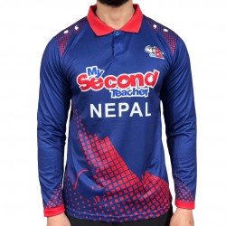 Nepal National Cricket Team A Grade Jersey Full Sleeves Nepal National Cricket Team A Grade Jersey Full Sleeves