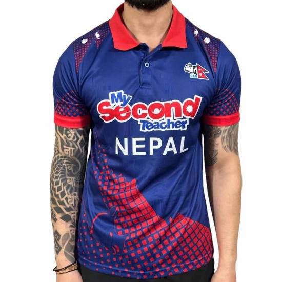 Nepal National Cricket Team A Grade Jersey Half Sleeves