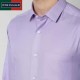 Peter England Men Purple Full Sleeves Formal Shirt