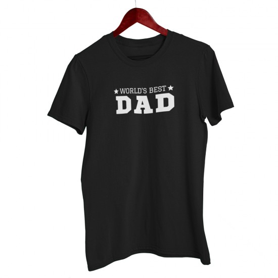 Father's Day Special World's Best Dad Cotton T-shirt