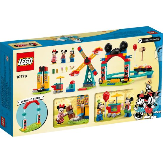 LEGO Disney Mickey, Minnie and Goofy's Fairground Fun (10778)