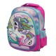 Pink Unicorn Printed School Bag Backpack