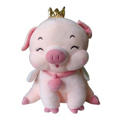 43cm Crowned  Angel Pig Soft Toy 43cm Crowned  Angel Pig Soft Toy