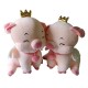 43cm Crowned  Angel Pig Soft Toy