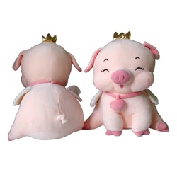 43cm Crowned  Angel Pig Soft Toy 43cm Crowned  Angel Pig Soft Toy