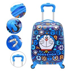 Doraemon Printed Pattern Non-Breakable & Extra Light Weight Kids Trolley Bag (16 Inch) Doraemon Printed Pattern Non-Breakable & Extra Light Weight Kids Trolley Bag (16 Inch)