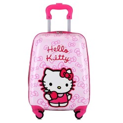 Hello Kitty Printed Non-Breakable & Extra Light Weight Kids Trolley Bag (16 Inch) Hello Kitty Printed Non-Breakable & Extra Light Weight Kids Trolley Bag (16 Inch)