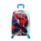 Spiderman Printed Pattern Non-Breakable & Extra Light Weight Kids Trolley Bag (16 Inch)