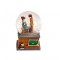 Young Couple Musical Snow Globe