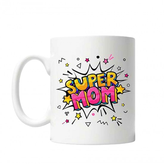Super Mom Print Mug