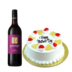 Pineapple Cake with Red Wine