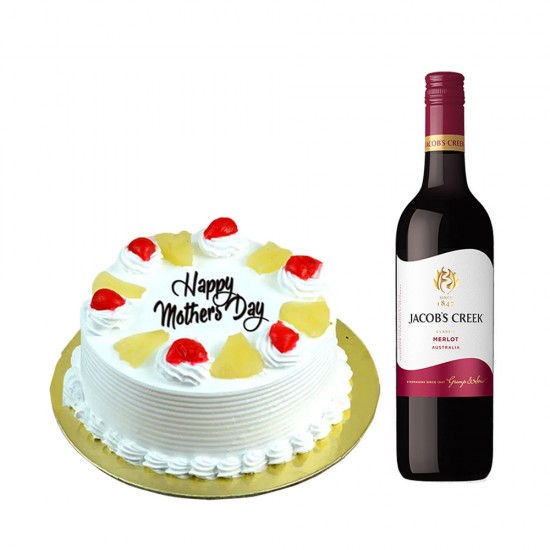 Pineapple Cake with Red Wine