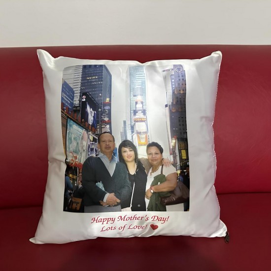 Customized Cushion with Photos and Quotes