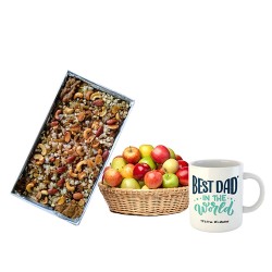 Fruits Basket with Mug and Gudpak Fruits Basket with Mug and Gudpak