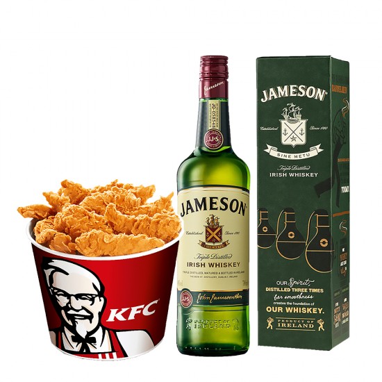 KFC with  Jameson Irish Whisky - 1 litre