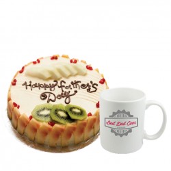 Best Dad Ever Mug & Sugarfree Cake