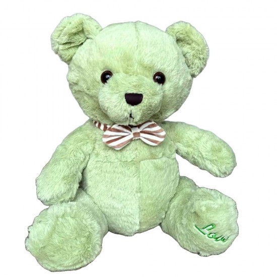 38 cm Teddy Bear with Striped Bow Tie