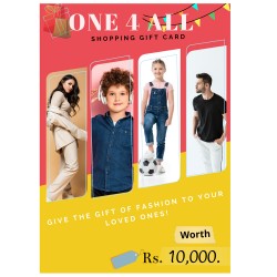 One 4 All Shopping Gift Voucher Rs. 10,000.