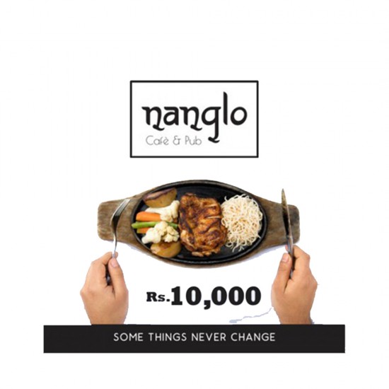 Gift Certificate of Rs.10,000 by Nanglo Café and Pub