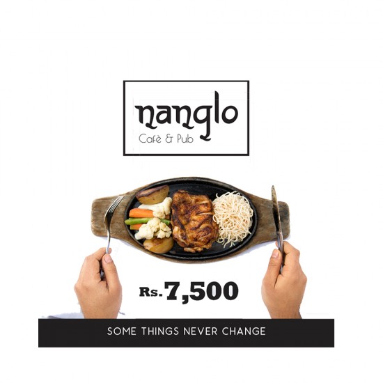 Gift Certificate of Rs.7,500 by Nanglo Café and Pub