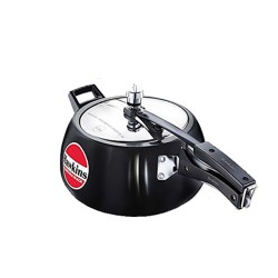 Hawkins Contura Black Hard Anodised Pressure Cooker - 5 L Hawkins Contura Black Hard Anodised Pressure Cooker - 5 L