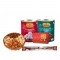 1 kg Dry Fruit with Haldiram Mithai & Rakhi