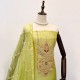 Light Green Chanderi Silk Kurta