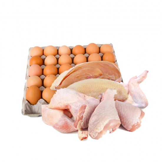 Egg & Meat - Chicken 2 KG + 30 Eggs