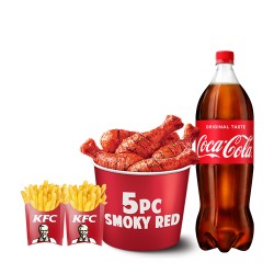 KFC Smoky Red with Fries n Coca cola
